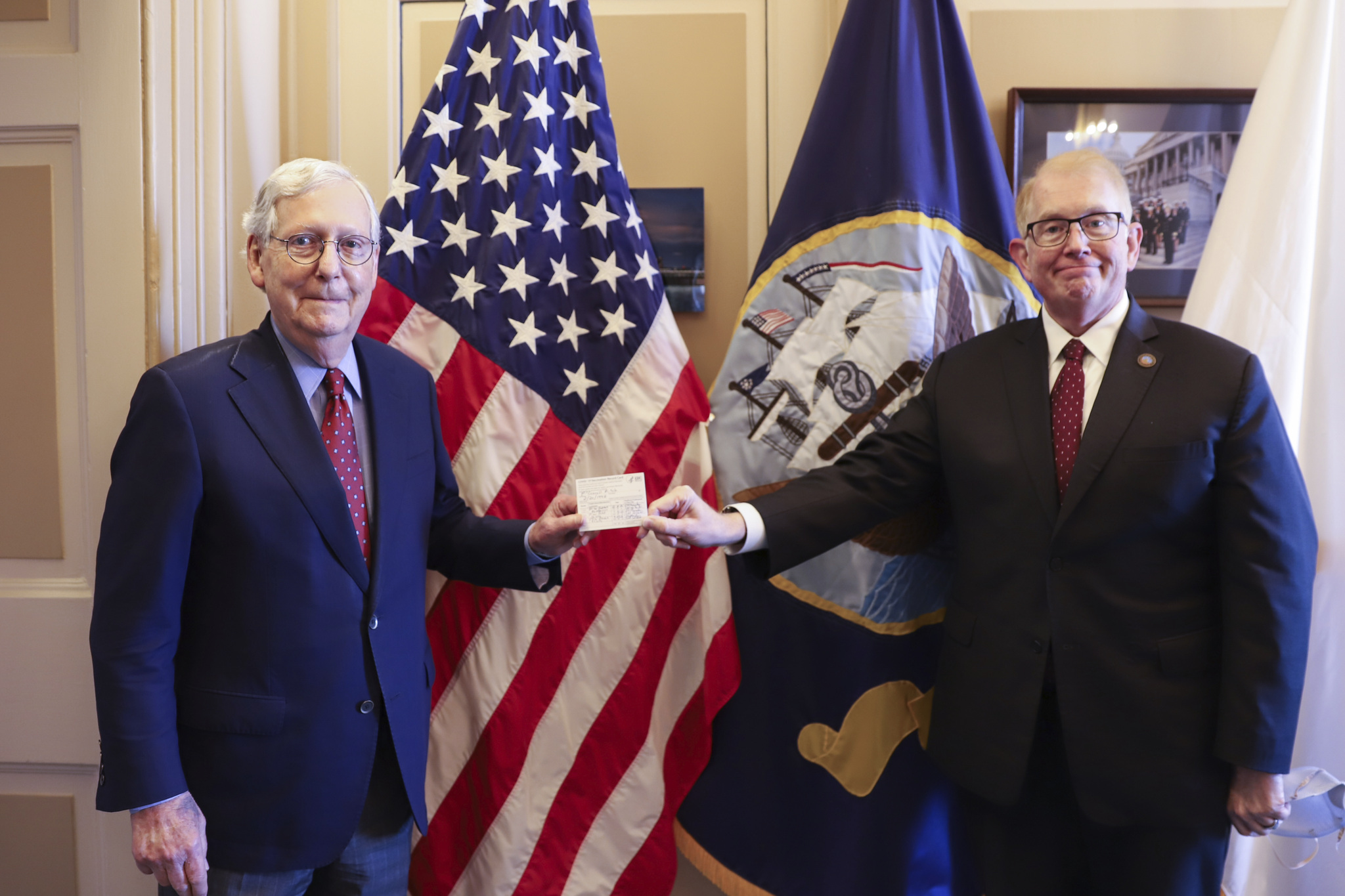Leader McConnell Receives His COVID-19 Vaccination Booster